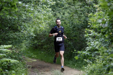 219 corredores completaron los 21 kilómetros de la cita de Etxarri Aranatz, puntuable para el campeonato de la Federación Navarra de Montaña.
