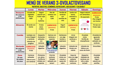 Menú saludable para el verano 3