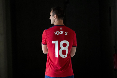 Presentación de Kike Garcia como nuevo jugador de Osasuna