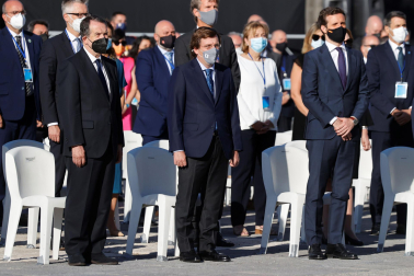 Fotos del homenaje a las víctimas del covid