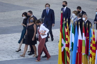 otos del homenaje a las víctimas del Covid.