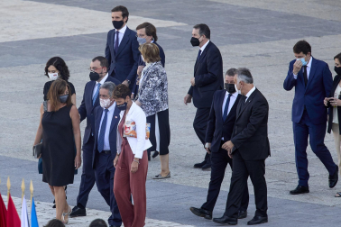 otos del homenaje a las víctimas del Covid.