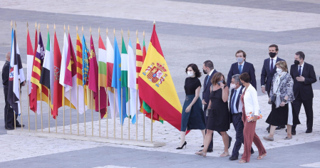 otos del homenaje a las víctimas del Covid.
