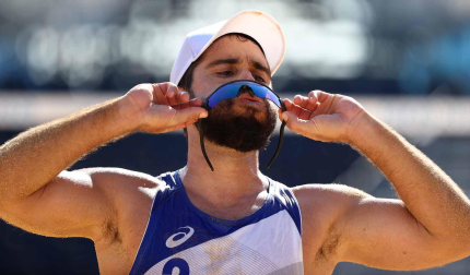 Aficionados australianos durante el partido de tenis de mesa femenino