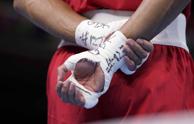 Manos del boxeador británico