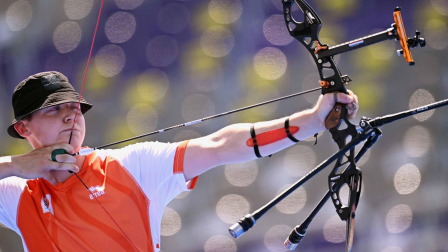 Participante neerlandés de tiro con arco