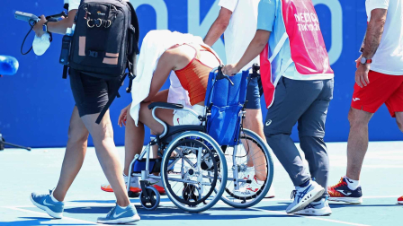 Paula Badosa abandona su encuentro de tenis
