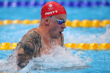 El nadador británico Adam Peaty