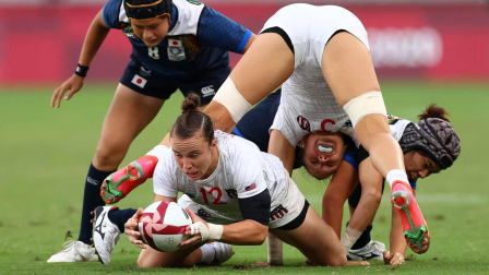 Partido de rugby entre Japón y Estados Unidos