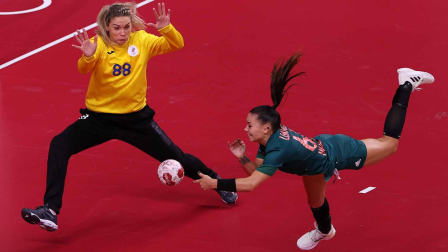 Partido entre Rusia y Hungría de balonmano