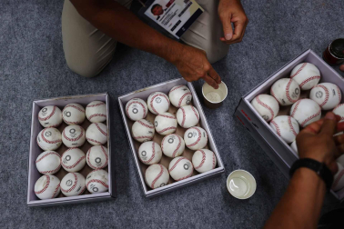 Selección de pelotas de béisbol