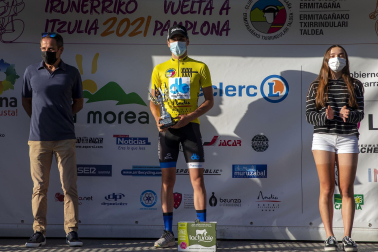 Última etapa de la Vuelta Ciclista Júnior a Pamplona con llegada en El Redín de Pamplona.