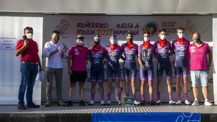 Última etapa de la Vuelta Ciclista Júnior a Pamplona con llegada en El Redín de Pamplona.