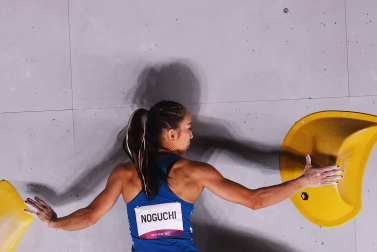 Escaladora japonesa en acción
