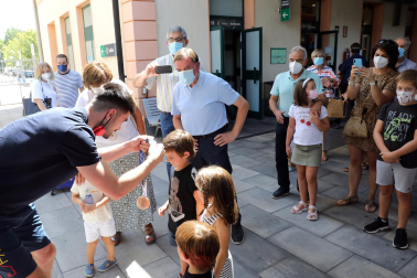 Llegada de Eduardo Gurbindo a Pamplona