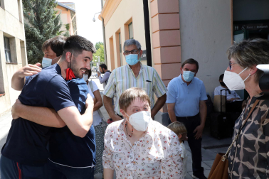 Llegada de Eduardo Gurbindo a Pamplona