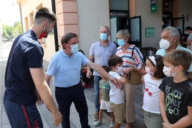 Llegada de Eduardo Gurbindo a Pamplona