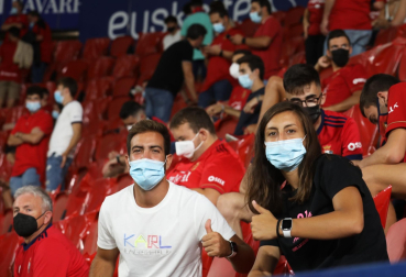 El público regresó al estado osasunista con restricciones tras la pandemia de coronavirus