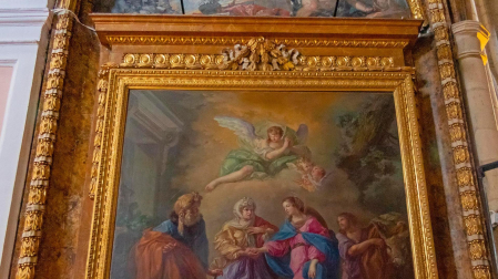 La Visitación de la Virgen a santa Isabel, Luis Paret y Alcázar (1787)