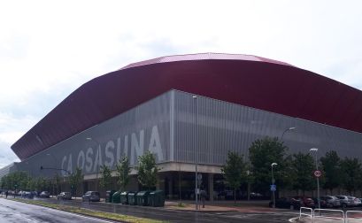 Exterior del estadio de El Sadar