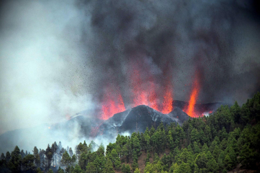Fotos de la erupción del volcán Cumbre Vieja de La Palma.