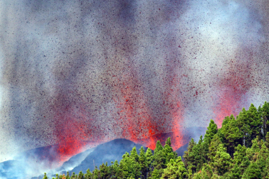 Fotos de la erupción del volcán Cumbre Vieja de La Palma.