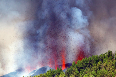 Fotos de la erupción del volcán Cumbre Vieja de La Palma.