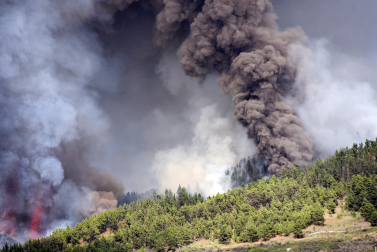 Fotos de la erupción del volcán Cumbre Vieja de La Palma.
