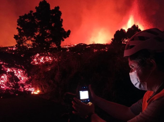 Fotos de la erupción del volcán Cumbre Vieja de La Palma.
