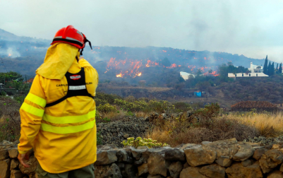 Fotos de la erupción del volcán Cumbre Vieja de La Palma.