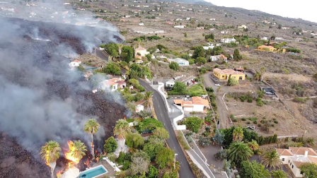 Fotos de la erupción del volcán Cumbre Vieja en La Palma.