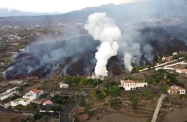 Fotos de la erupción del volcán Cumbre Vieja en La Palma.