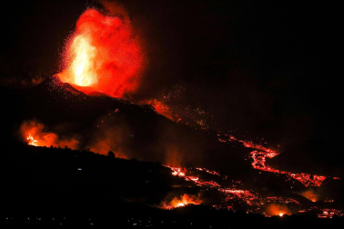 Fotos de la erupción del volcán Cumbre Vieja en La Palma.