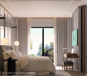 Imagen del interior del futuro hotel Tres Reyes de San Sebastián