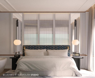Imagen del interior del futuro hotel Tres Reyes de San Sebastián