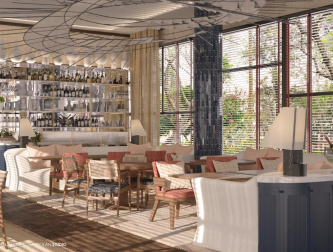 Imagen del interior del futuro hotel Tres Reyes de San Sebastián