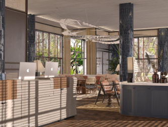 Imagen del interior del futuro hotel Tres Reyes de San Sebastián