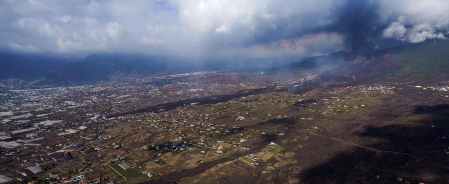 Fotos de la erupción del volcán Cumbre Vieja de La Palma.
