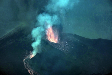 Imágenes de la nueva erupción de La Palma de este martes