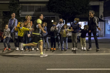 Disputa de la prueba por las calles de Pamplona