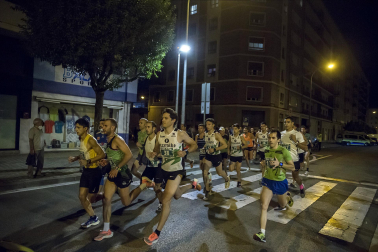 Disputa de la prueba por las calles de Pamplona