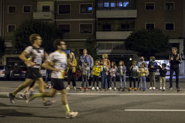 Disputa de la prueba por las calles de Pamplona