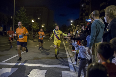 Disputa de la prueba por las calles de Pamplona