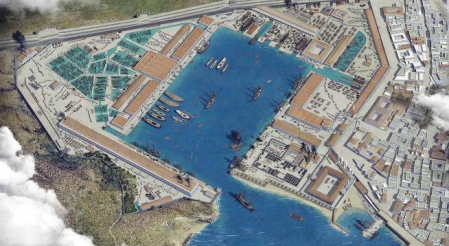 El arsenal de Cartagena a finales del siglo XVIII, en 3D