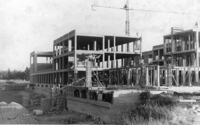 Colegio Navarro Villoslada en construcción (1970)