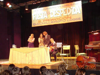 Despedida de alumnos de Bachillerato, en junio de 2005.