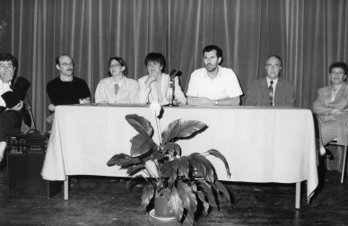 Grupo de teatro en 1994