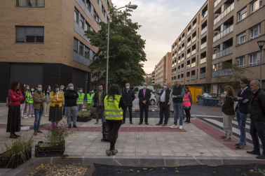 Plantación del alumnado de los colegios Rochapea y La Compasión Escolapios