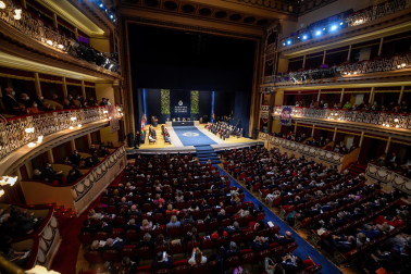 Fotos del acto de entrega de los Premios Princesa de Asturias, presidido por el rey Felipe VI y la princesa Leonor.