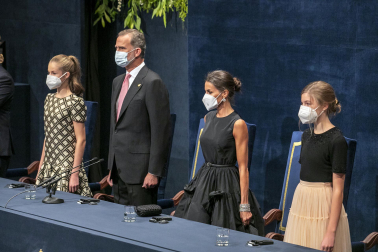 Fotos del acto de entrega de los Premios Princesa de Asturias, presidido por el rey Felipe VI y la princesa Leonor.